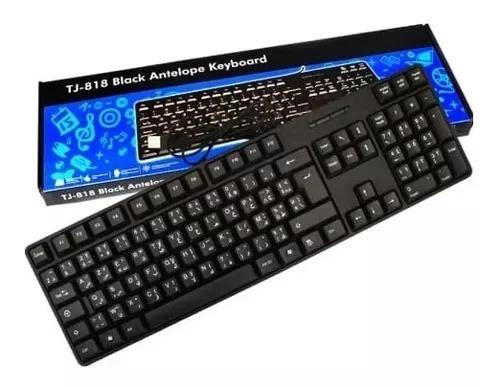 Teclado Alfanumerico+Mouse J-818 TEC058